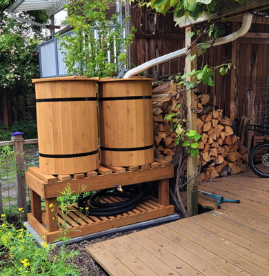 Full Flow Rain Saver System, safety rail